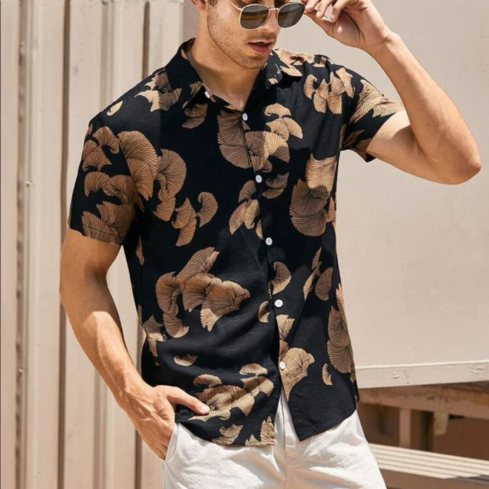 Casual Men’s Print Shirt